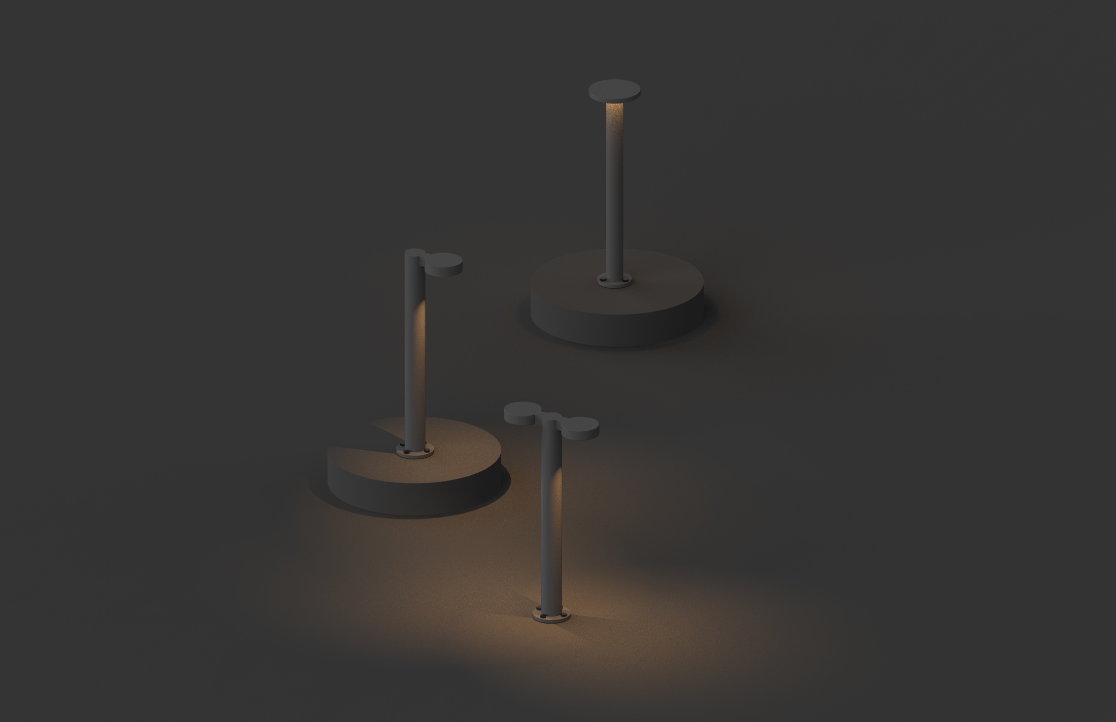 BL11 outdoor bollard application