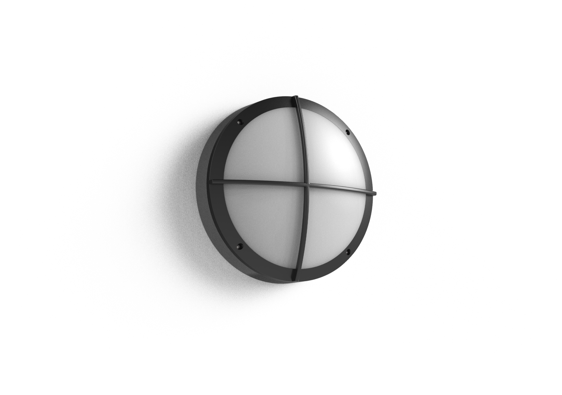 BH03 20W cross-guard bulkhead luminaire