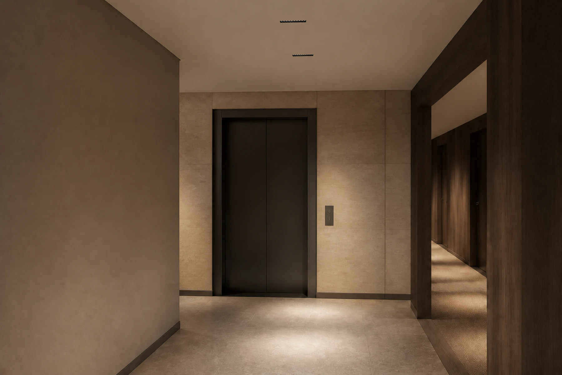 Blade Trimless family used in a contemporary interior