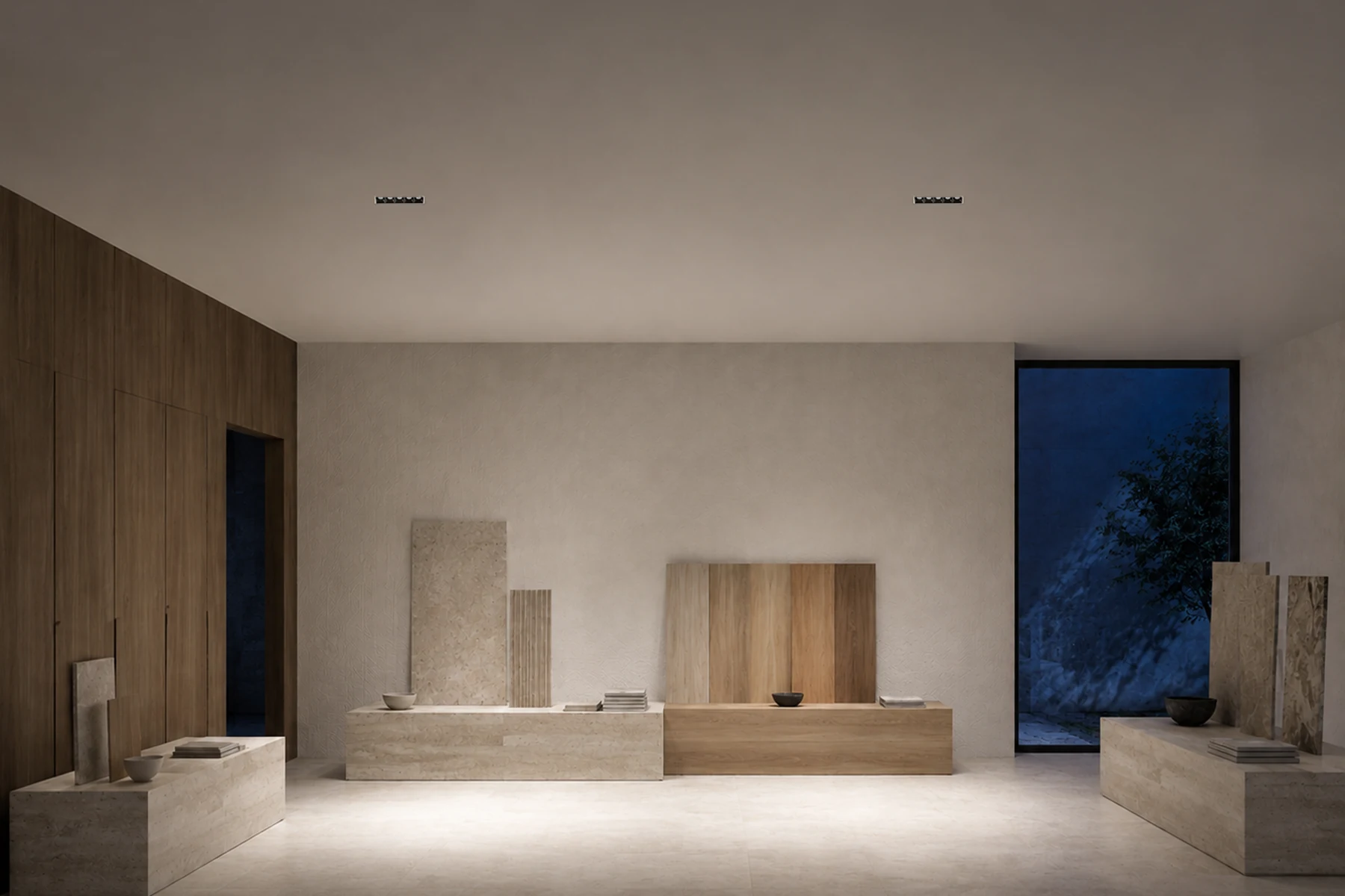 Blade family used in a refined hospitality interior