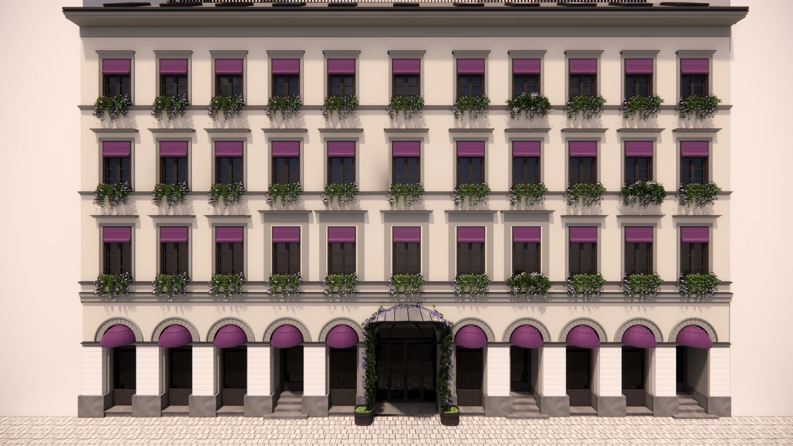 WONDER Budapest exterior design visualization