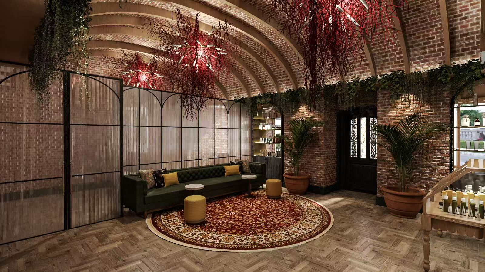 Interior design concept — design visualization