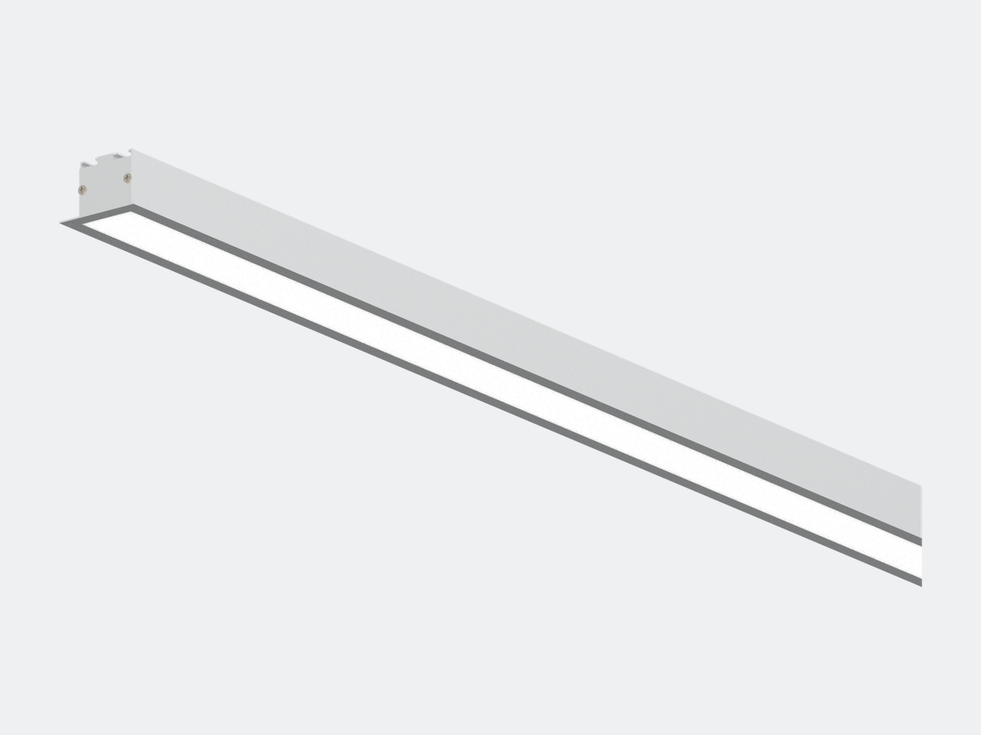 L1R white linear luminaire