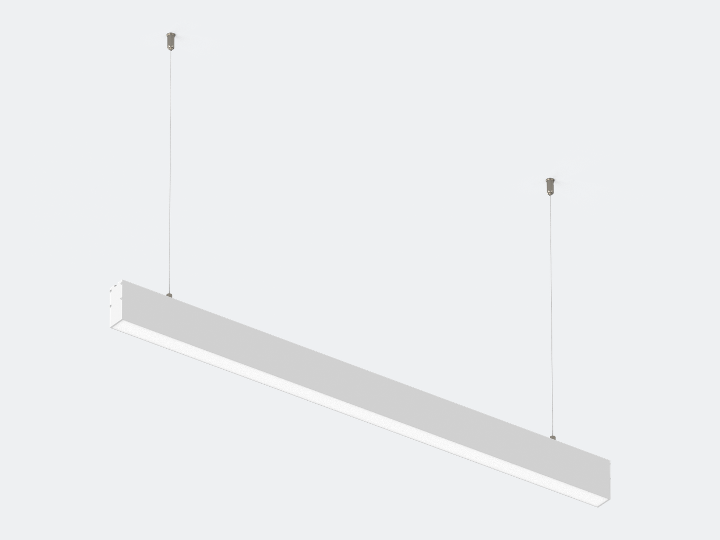 L1 white linear luminaire