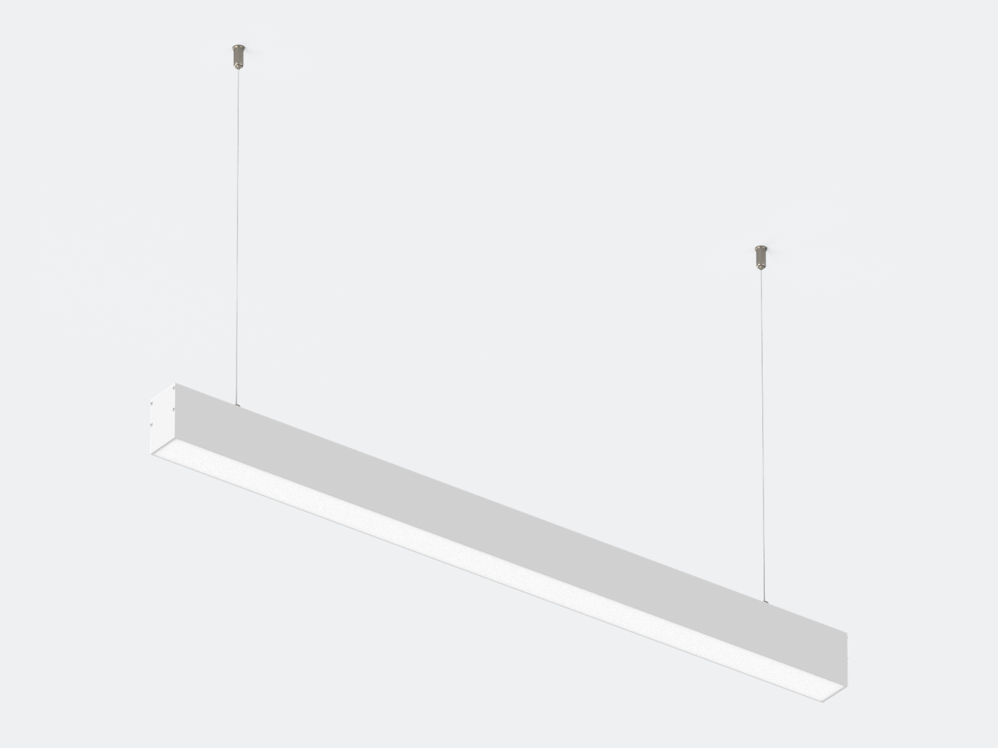 L2 white linear luminaire