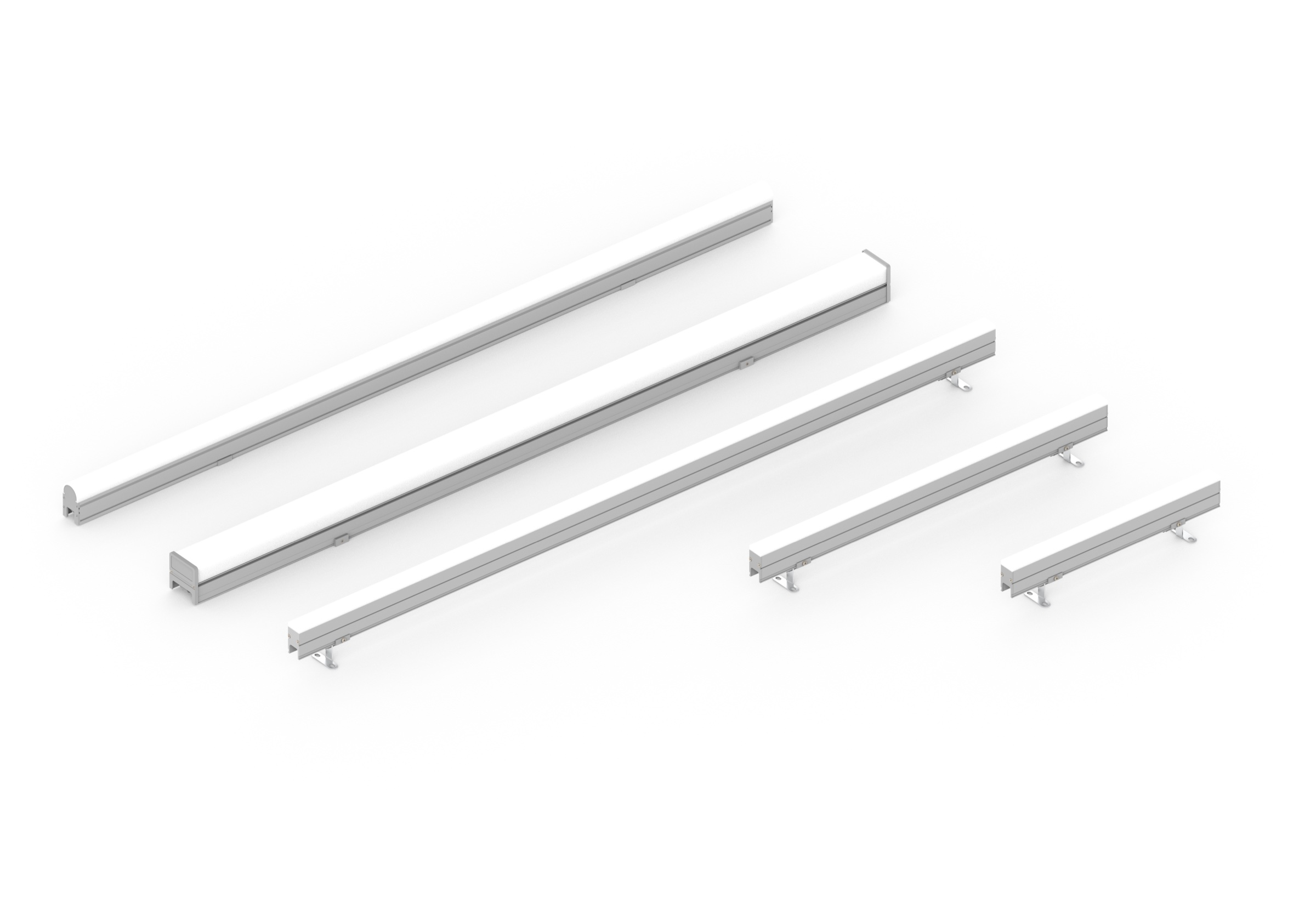 OLL outdoor linear light family profiles