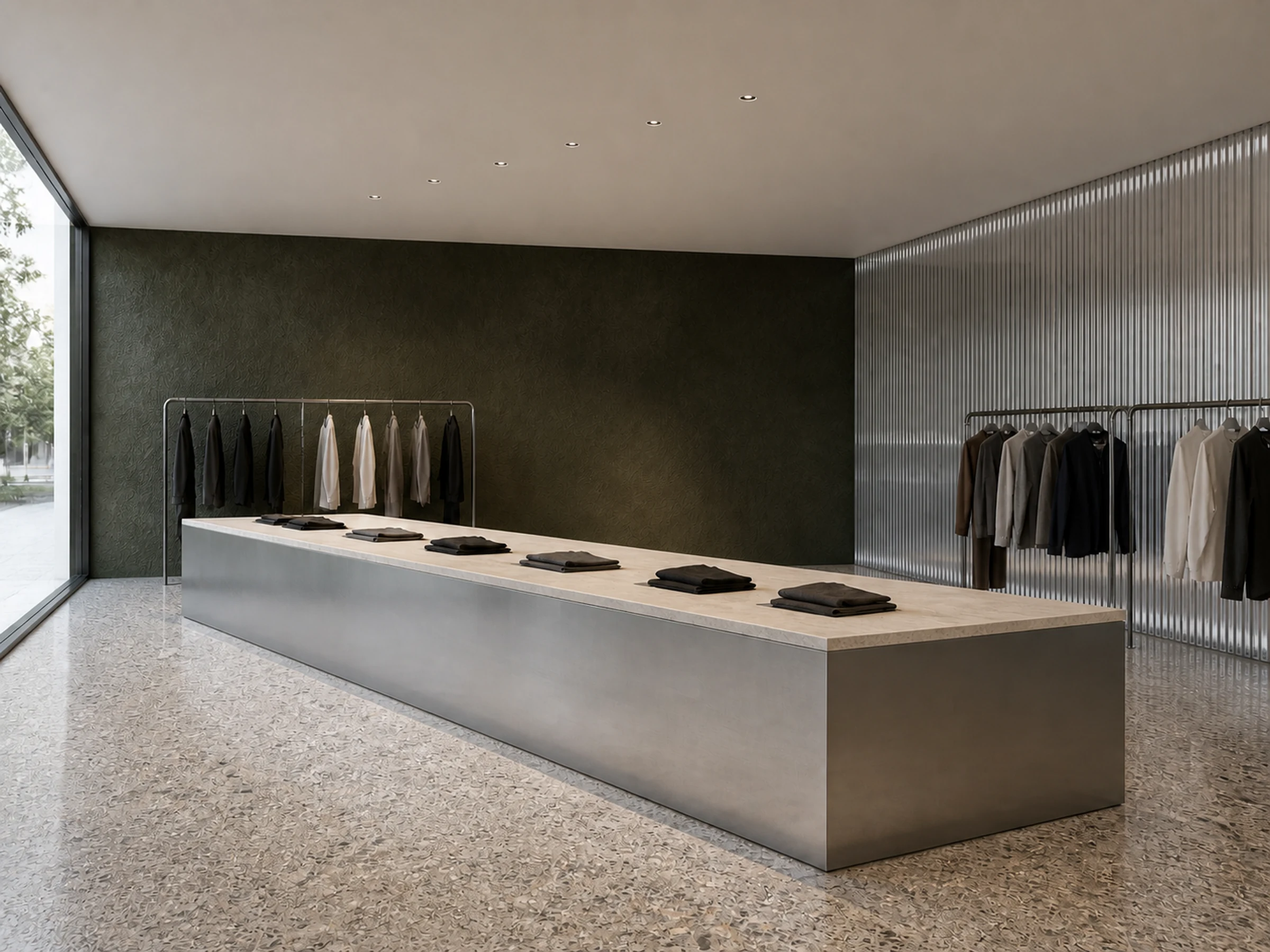 Pino recessed downlights used in a fashion retail interior