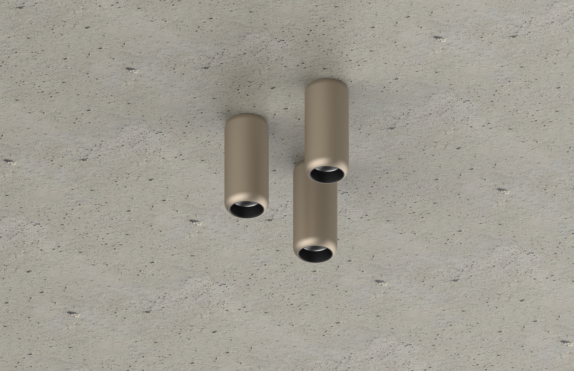 VARO SD040A cylindrical downlights in a ceiling application