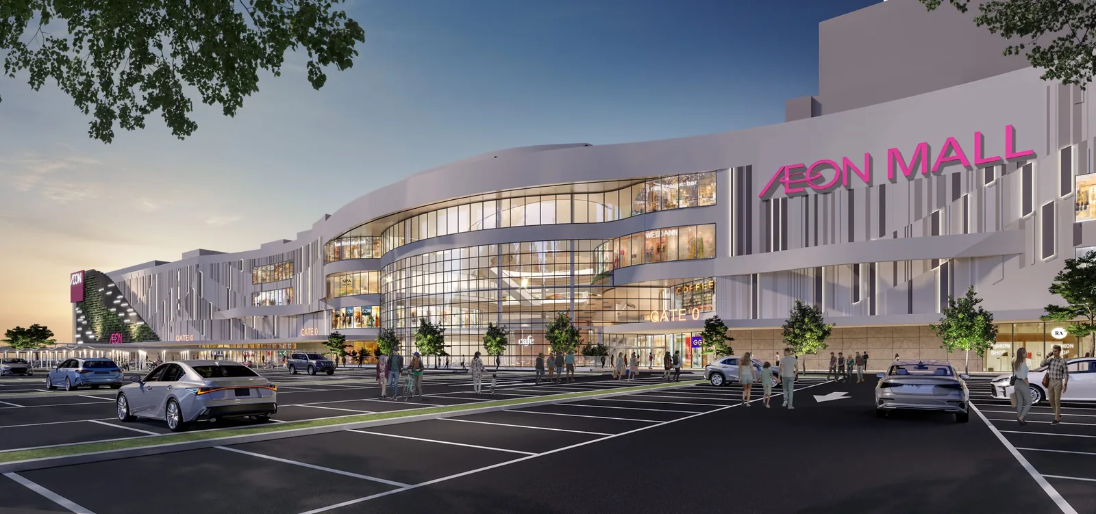 AEON Mall Thanh Hoa architectural lighting concept