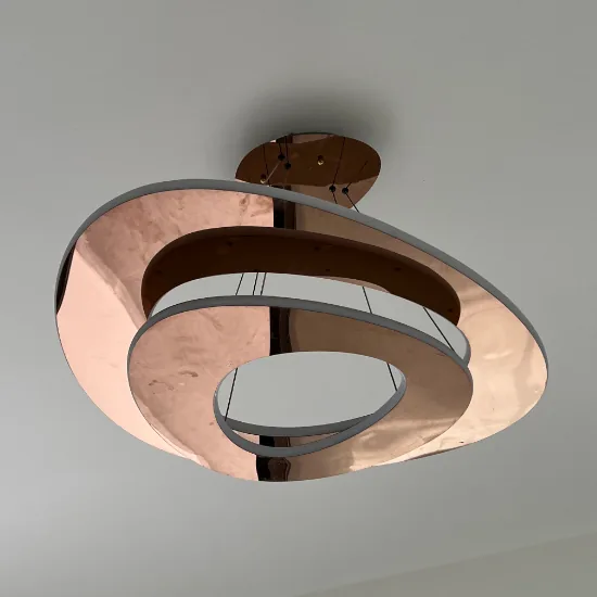 Custom circular chandelier for the Dubai project