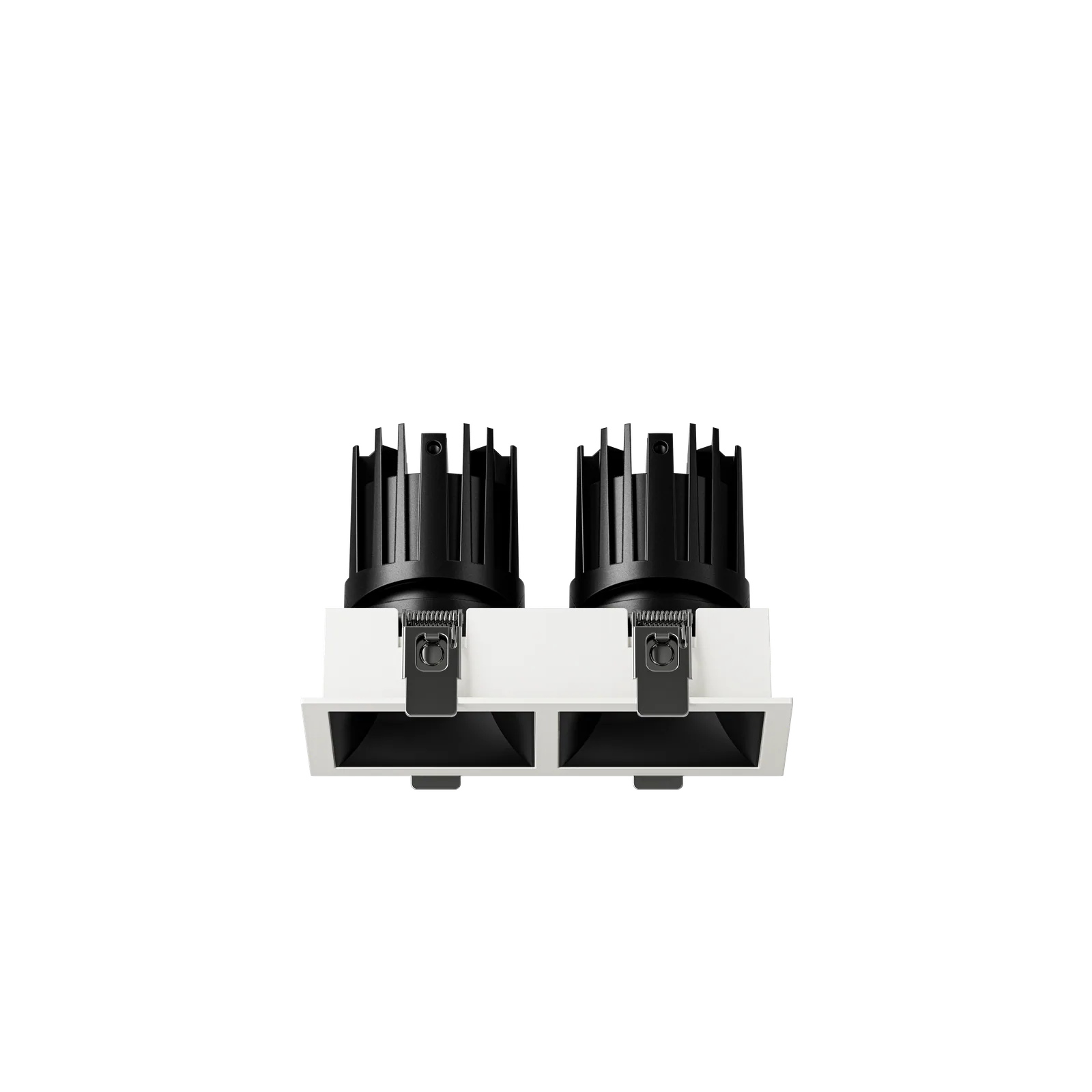 Dark II DX055C2 recessed downlight in Black finish