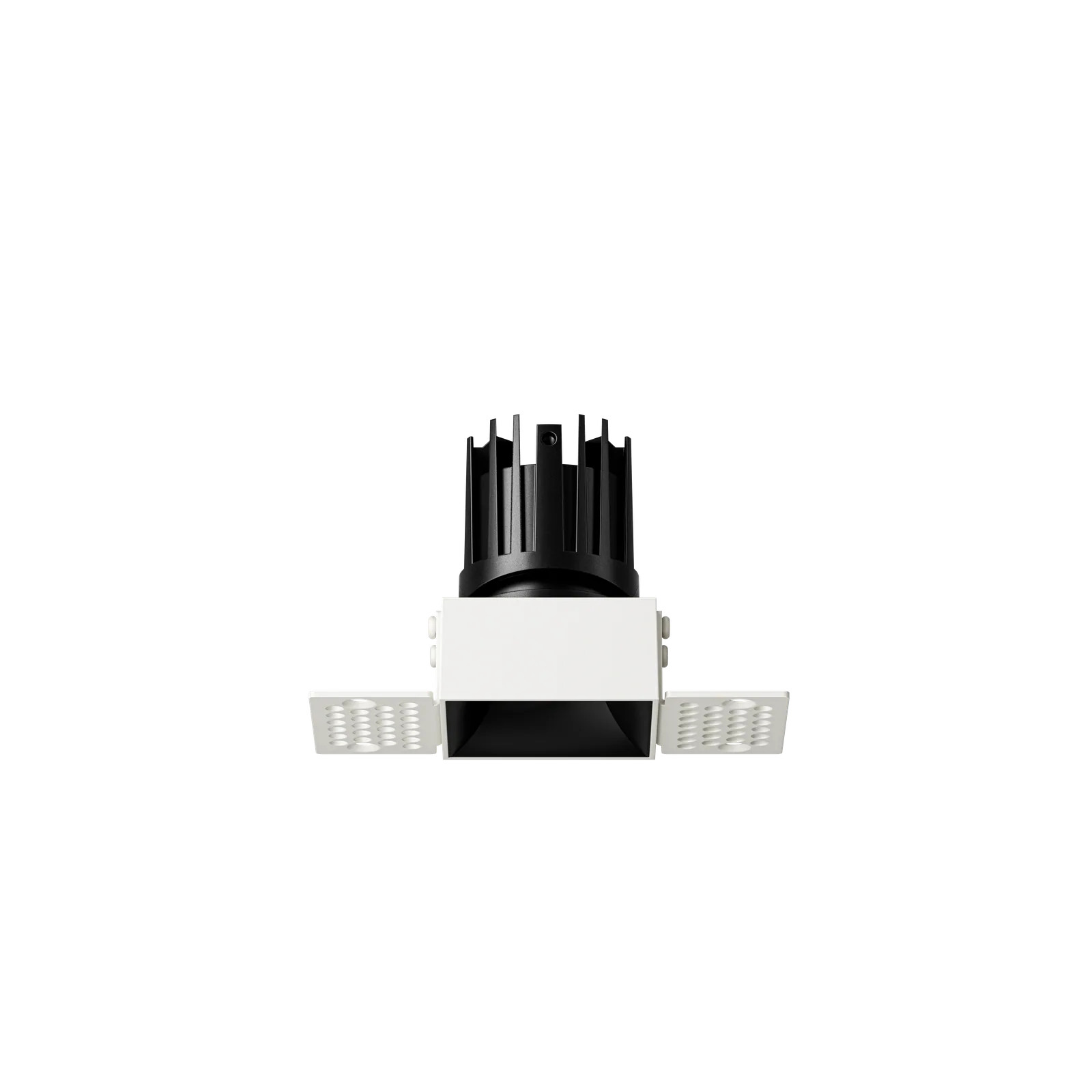Dark II DX055D recessed downlight in Black finish