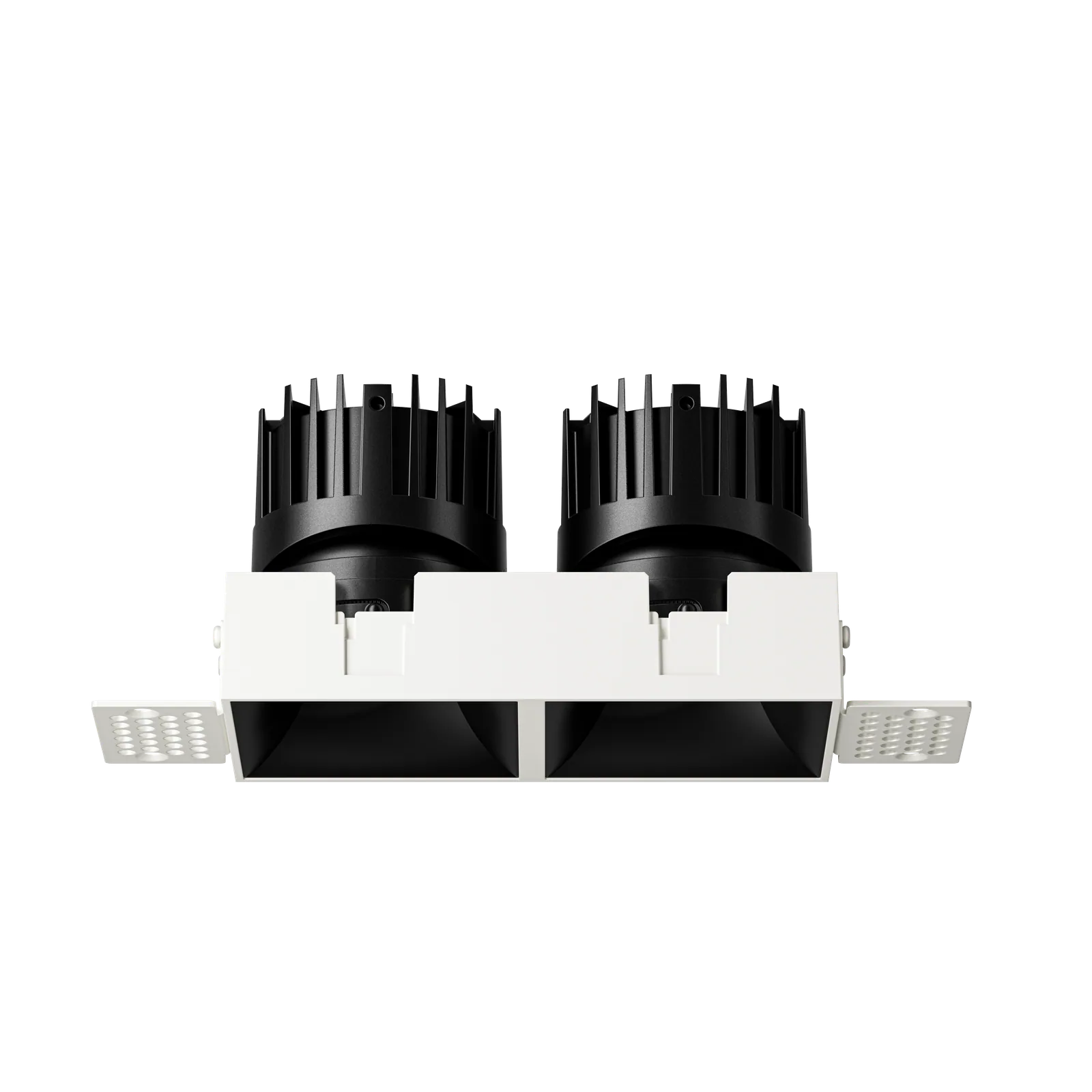 Dark II DX075D2 recessed downlight in Black finish