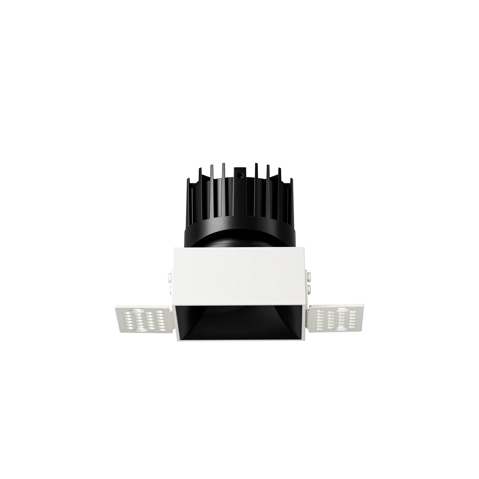 Dark II DX075D recessed downlight in Black finish
